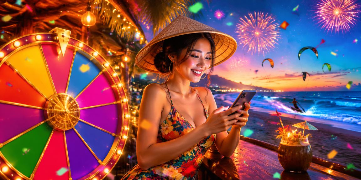 Không khí vui tươi lễ hội rút thăm may mắn tại Mũi Né cùng ưu đãi casino